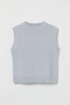H & M - Knit Sweater Vest - Blue