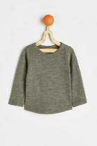 H & M - Long-sleeved Wool Top - Green