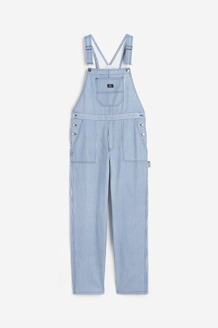 H & M - Twill Overalls - Blue