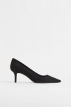 H & M - Suede Pumps - Black