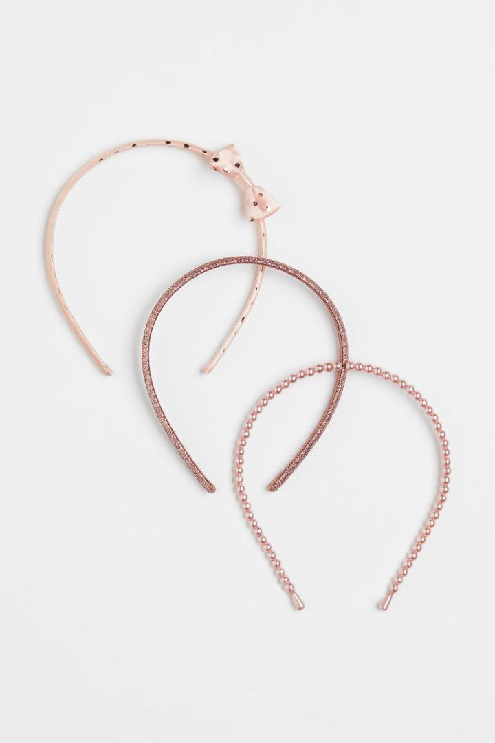 H & M - 3-pack Alice Bands - Orange