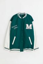 H & M - H & M+ Baseball Jacket - Green