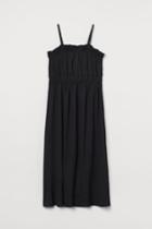 H & M - Calf-length Jersey Dress - Black