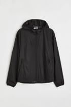 H & M - H & M+ Hooded Windbreaker - Black