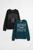 H & M - 2-pack Sweatshirts - Black