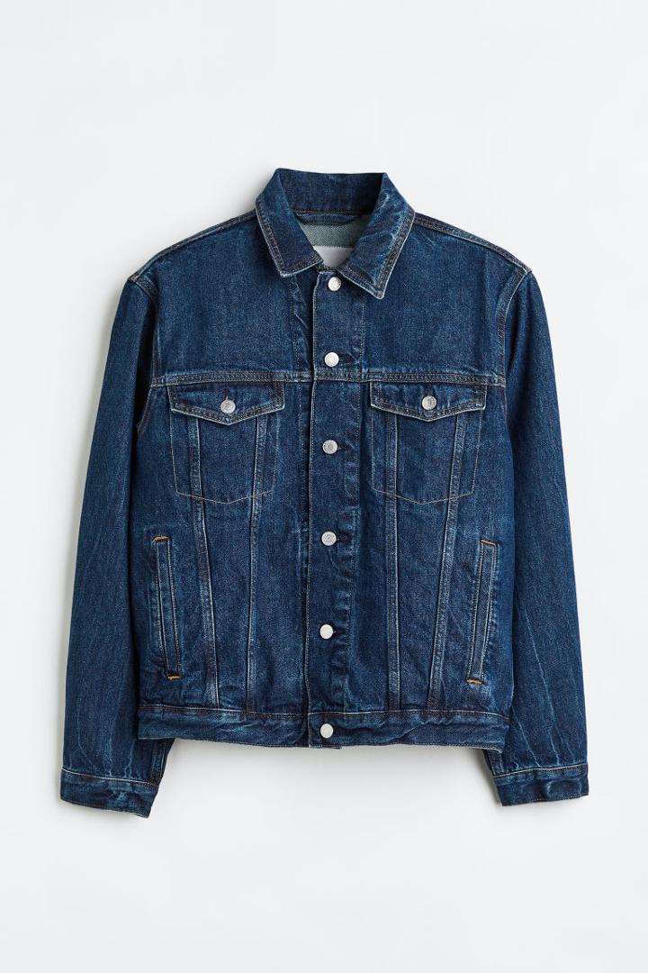 H & M - Regular Fit Denim Jacket - Blue