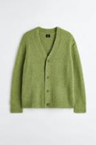 H & M - Oversized Fit Cardigan - Green