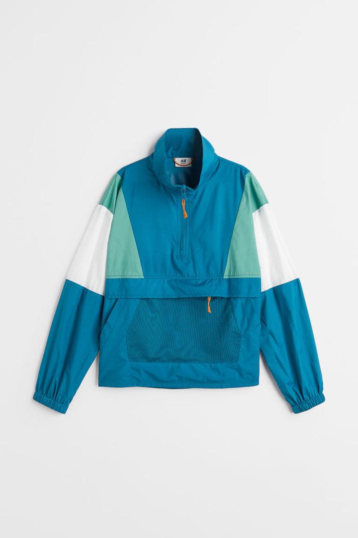 H & M - Windproof Anorak - Blue