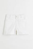 H & M - Denim Shorts - White