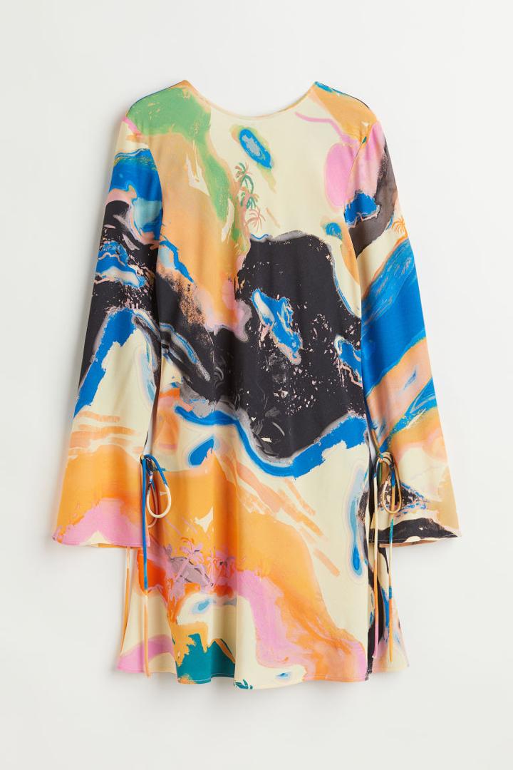 H & M - Patterned Dress - Pink