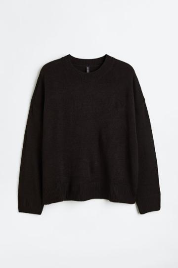 H & M - H & M+ Sweater - Black
