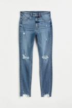 H & M - Ultra High Ankle Jeggings - Blue