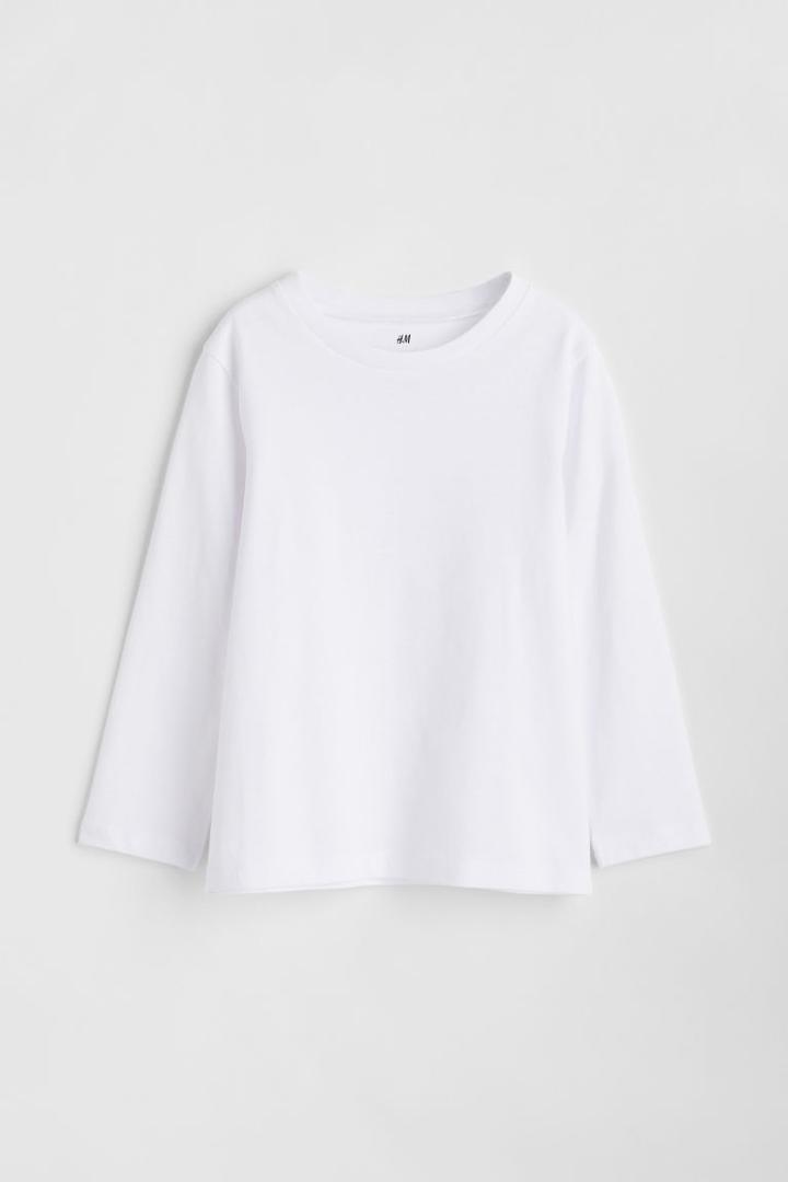 H & M - Jersey Shirt - White