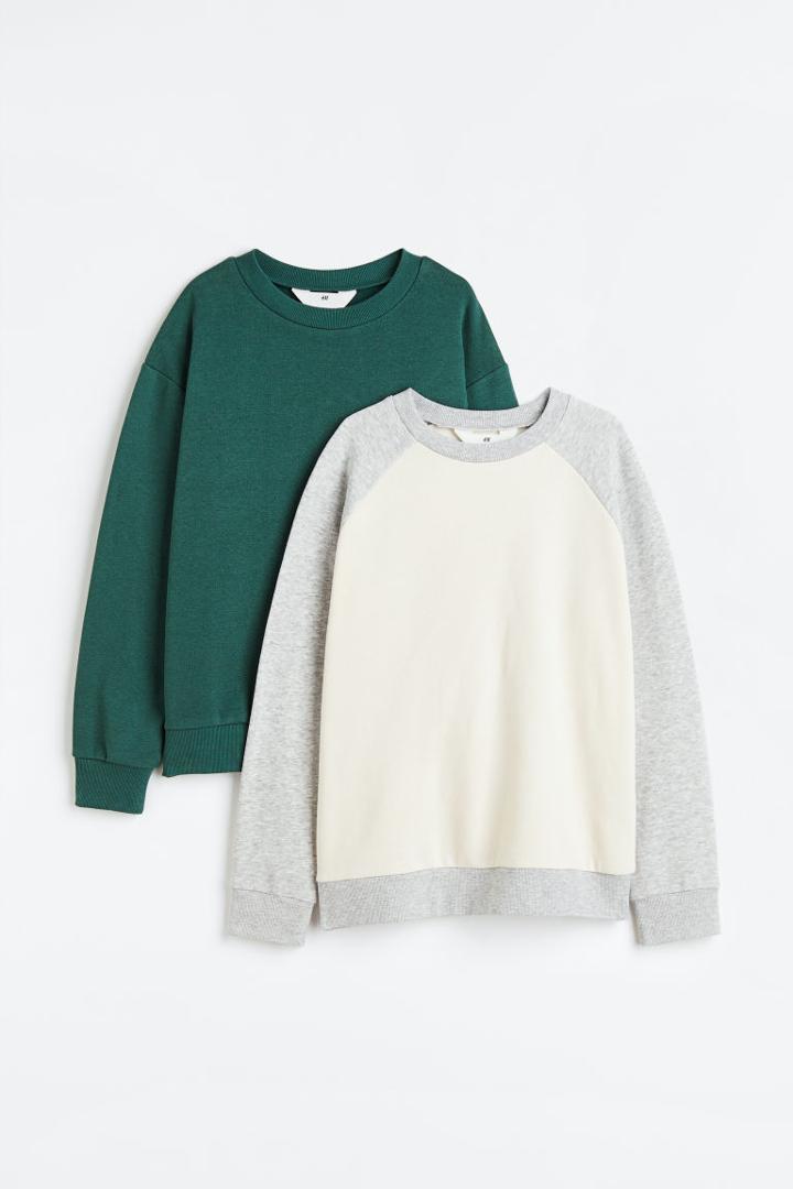 H & M - 2-pack Sweatshirts - Gray