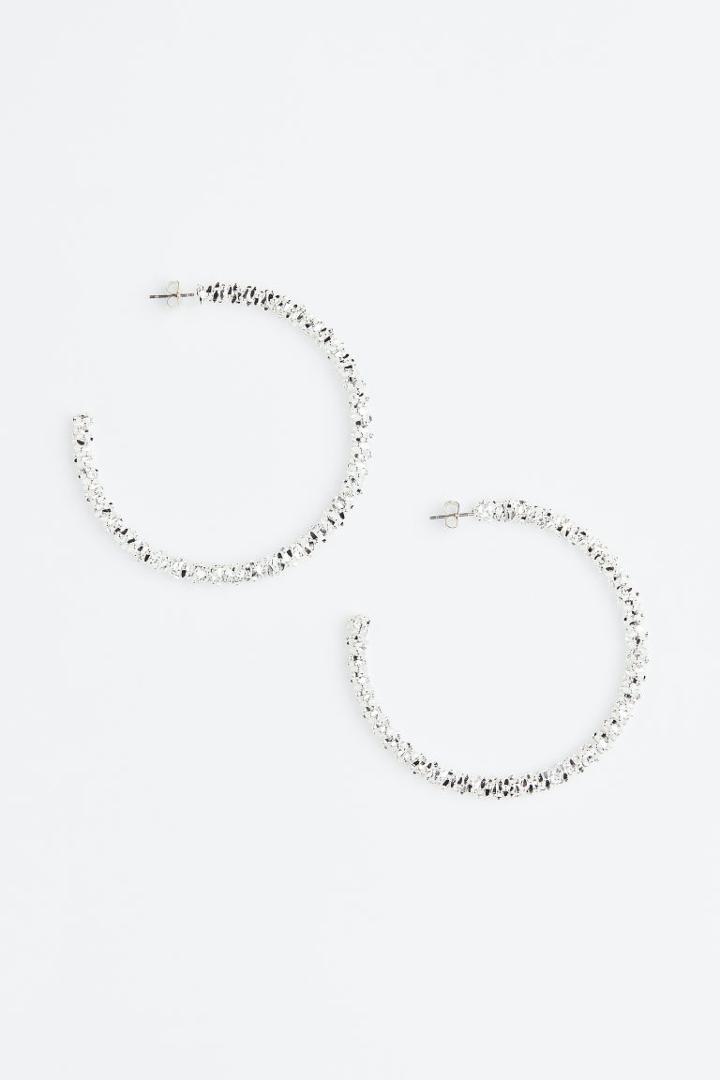 H & M - Earrings - Silver