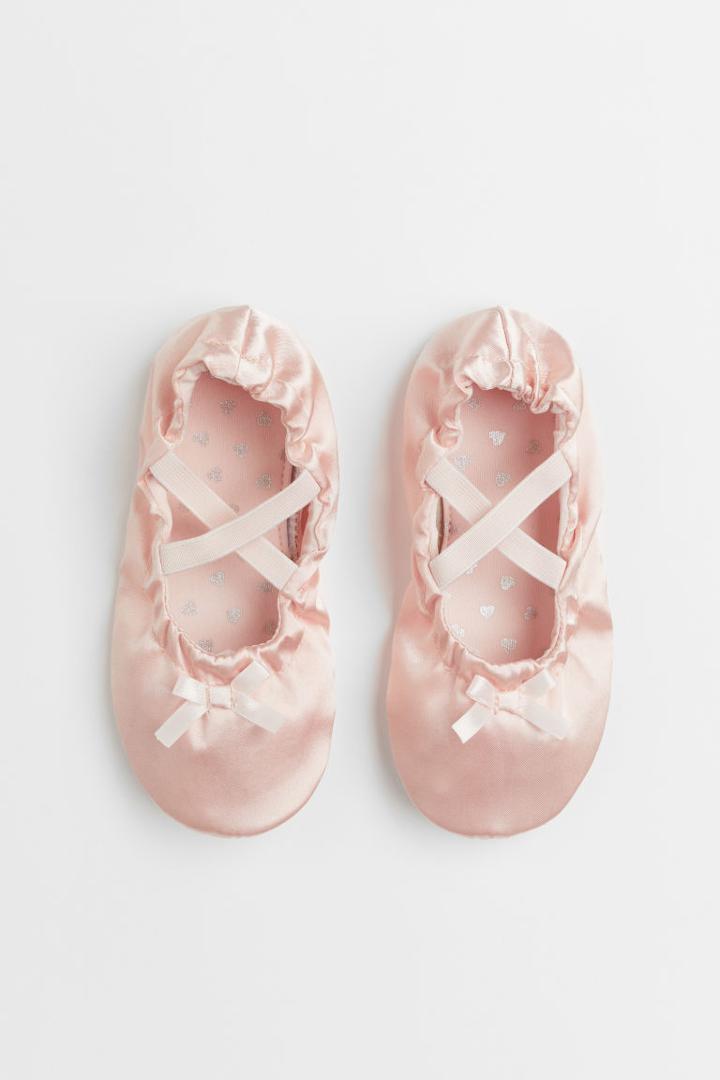 H & M - Satin Ballet Shoes - Pink