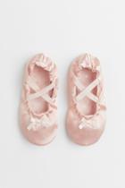 H & M - Satin Ballet Shoes - Pink