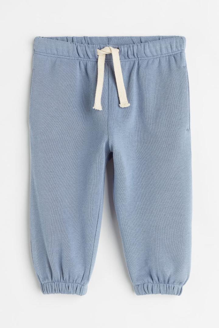 H & M - Cotton Joggers - Blue