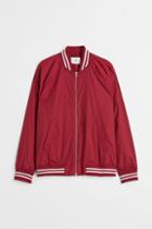 H & M - Bomber Jacket - Red