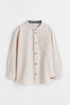 H & M - Henley Shirt - Beige