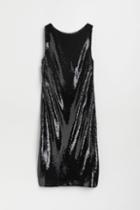 H & M - Sequined Dress - Black