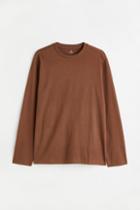 H & M - Regular Fit Thermolite Jersey Shirt - Beige