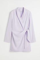 H & M - Crped Jacket Dress - Purple