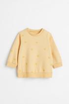 H & M - Cotton Sweatshirt - Yellow