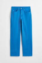 H & M - Slim Regular Ankle Jeans - Blue