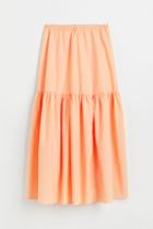 H & M - Long Skirt - Orange
