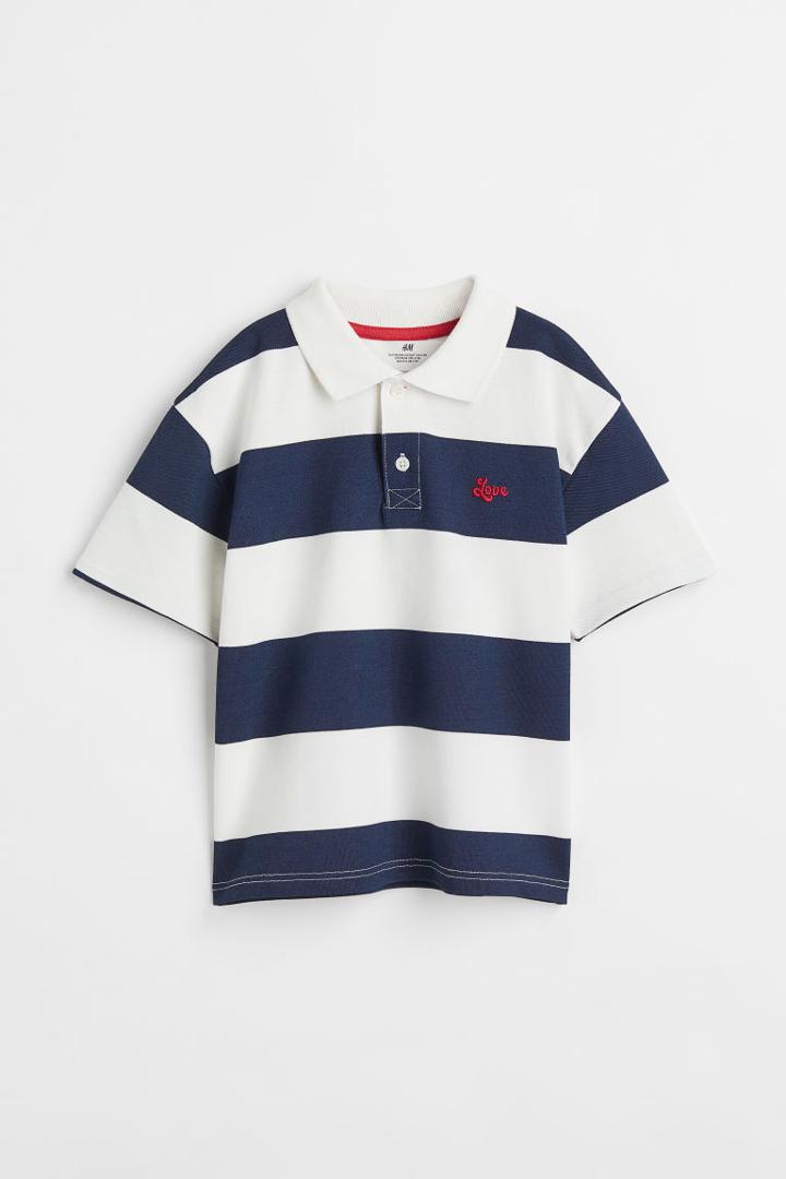 H & M - Polo Shirt - White