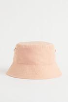 H & M - Pocket-detail Bucket Hat - Orange