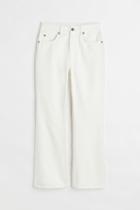 H & M - Flared High Ankle Jeans - White