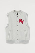 H & M - Varsity Vest - Gray