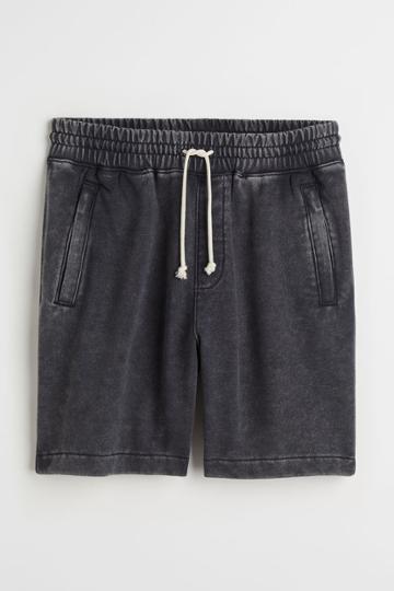 H & M - Relaxed Fit Knee-length Shorts - Gray
