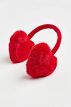 H & M - Fluffy Earmuffs - Red