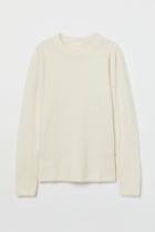 H & M - Mama Fine-knit Sweater - White