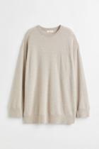 H & M - Oversized Cashmere Sweater - Beige
