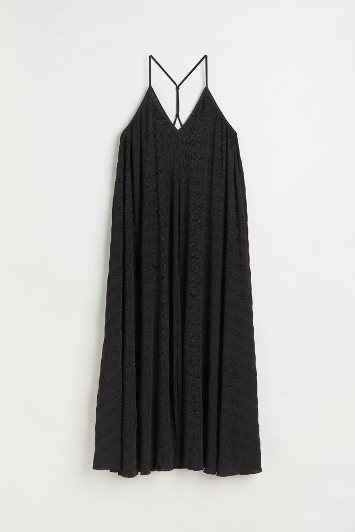 H & M - Wide-cut Jersey Dress - Black