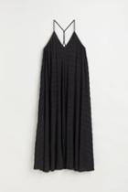 H & M - Wide-cut Jersey Dress - Black