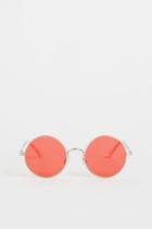 H & M - Round Sunglasses - Red