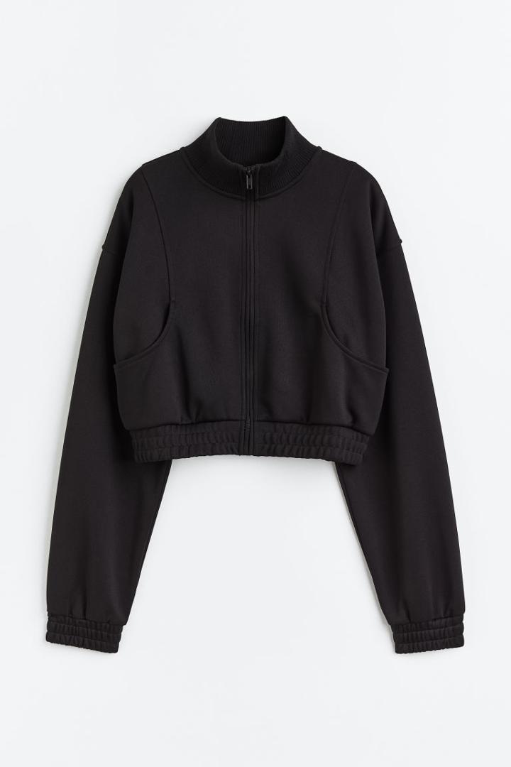 H & M - Drymove&trade; Activewear Jacket - Black