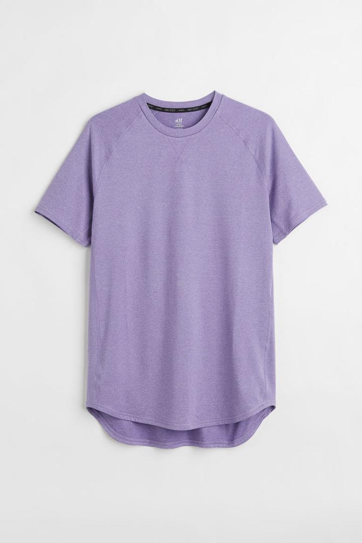 H & M - Drymove&trade; Sports Shirt - Purple