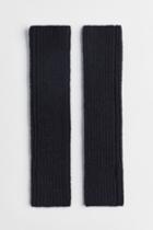 H & M - Rib-knit Arm Warmers - Black