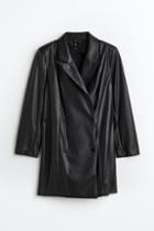 H & M - H & M+ Double-breasted Jacket Dress - Black