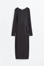 H & M - Mama Glittery Dress - Black