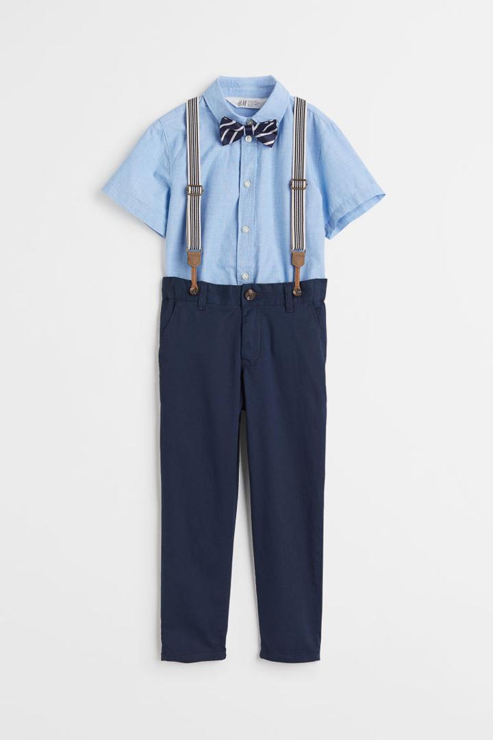 H & M - 4-piece Set - Blue