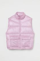 H & M - Padded Vest - Purple