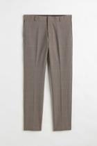H & M - Slim Fit Pants - Gray