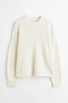 H & M - Knit Sweater - White
